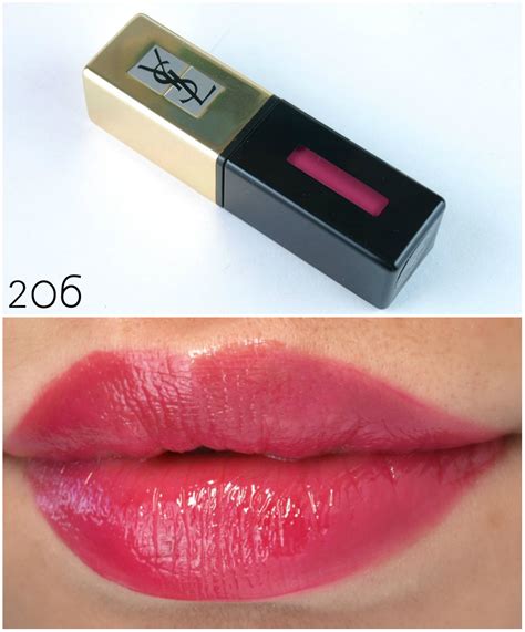 ysl glossy lip stain onde rose swatch|Review & Swatches: YSL Glossy Stain in no. 15 Rose Vinyl.